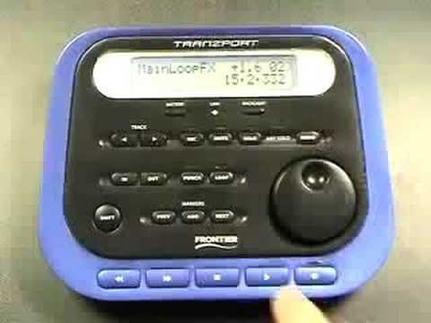 Frontier Tranzport Wireless DAW Controller 2005 - blue/Black image 5