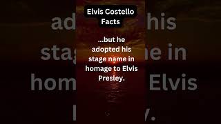 Elvis Costello Fact Two #elvis #music