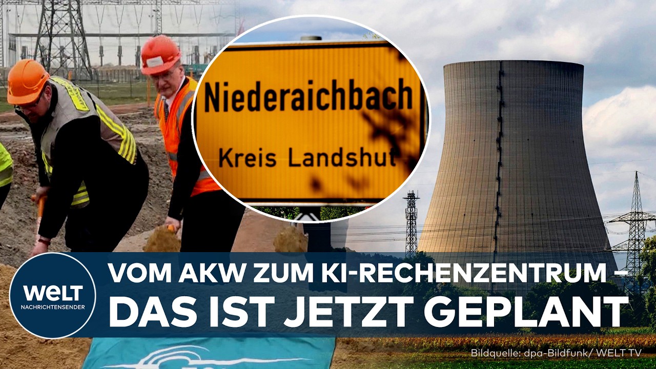 KÜNSTLICHE INTELLIGENZ: Mega-Projekt am AKW Isar – Rechenzentrum und Batteriespeicher sollen kommen!