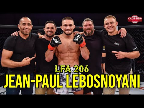 Jean-Paul Lebosnoyani vs Kegan Gennrich full fight