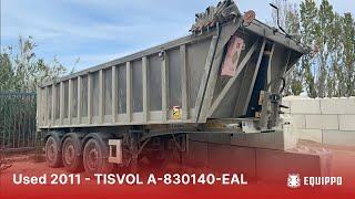 Tisvol A-830140-EAL 3-axle Aluminium Dump-trailer (not Forez, not Meill tipper semi-trailer for sale - Image 4 | Autoline IN Tisvol A-830140-EAL 3-axle Aluminium Dump-trailer (not Forez, not Meill tipper semi-trailer | Image 4 - Autoline