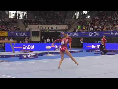 Liliia Akhaimova    Women's Floor   EnBW DTB-Pokal 2018 Team Challenge Stuttgart #stuttgart2019