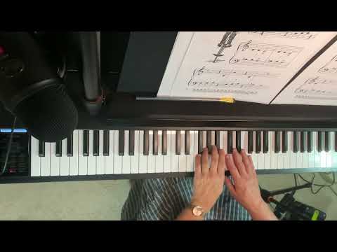 Music at the Piano #66b: “Hot Potato Polka” by Mayron Cole (Overhead view for piano technique)