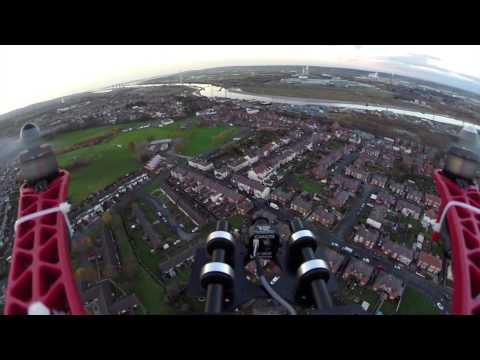 Quadcopter flight in Connah's Quay