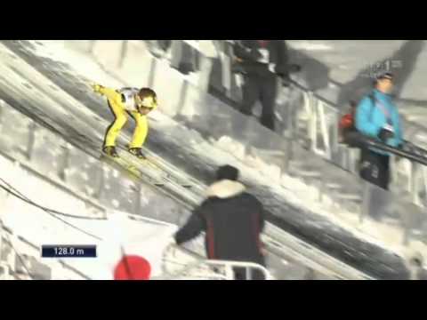 PŚ Sapporo 2015 - Noriaki Kasai 128 m 1 seria konkursu