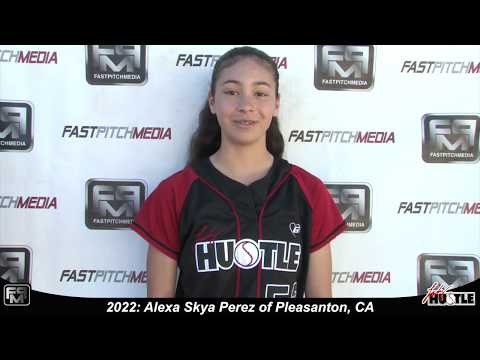 2022 Alexa Skya Perez Slapper and Outfield Softball Skills Video - Lady Hustle