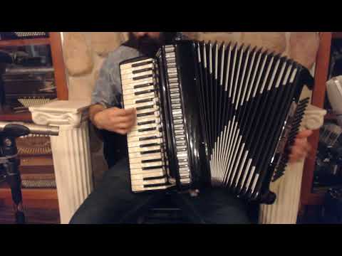 1914 - Black Borsini Polytone Piano Accordion LMM 41 120 $1499
