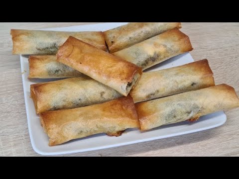 Délicieuse recette de bricks cigare ✔,(recette économique) ✔