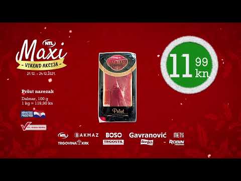 MAXI VIKEND AKCIJA 21.12. - 24.12.2021.