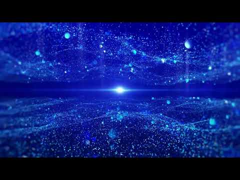Blue Glittering Particles Animation Background 4K 60Frs | Visual Wonderland