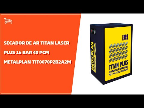 Secador de Ar Titan Plus Laser 070 16 Bar - Video