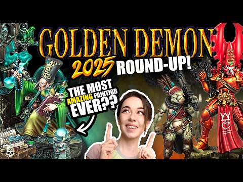 The BEST of the BEST Warhammer Miniatures at Golden Demon SPIEL 2025!