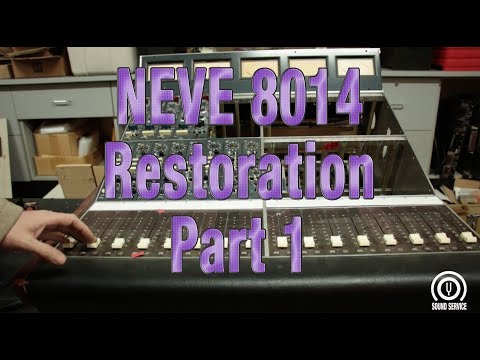 NEVE 8014 RECORDING CONSOLE RESTORATION Part 1