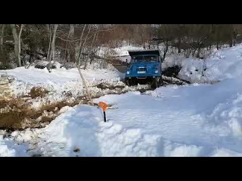 Tatra 148 in snow Татра 148