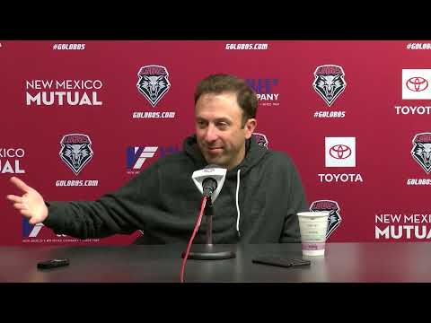 UNM Men's Basketball Media Availability - Richard Pitino (12/30/2021)