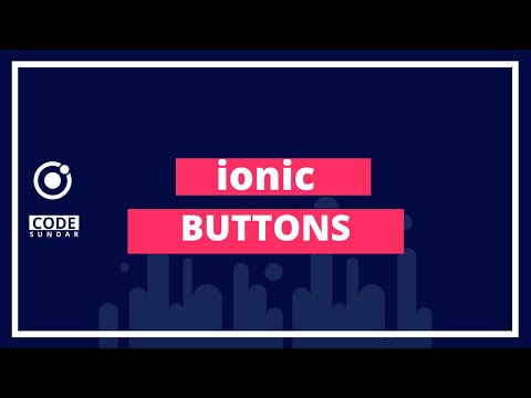 Working With Ionic Buttons Ionic Tutorial Codesundar
