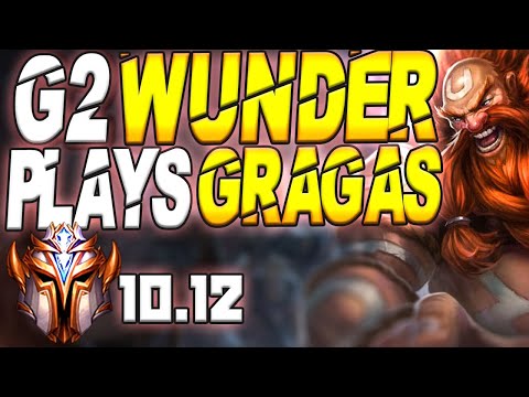 G2 Wunder Plays Gragas Top Lane vs Kled - 10.12