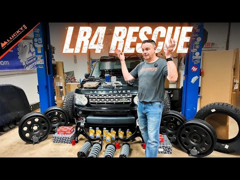 Rettung eines Land Rover LR4 mit hoher Laufleistung vor dem Schrottplatz | Lucky8 Komplettumbau