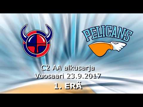 La 23.9.2017 Viikingit/S - Pelicans C2 Akatemia, erä 1