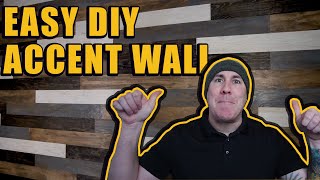 Beginner Woodworking Projects | Wooden Accent Wall