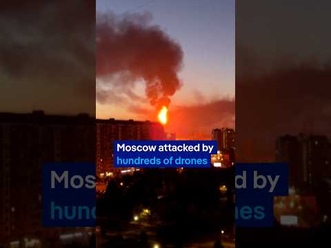 Moscow attacked by hundreds of drones | DW News