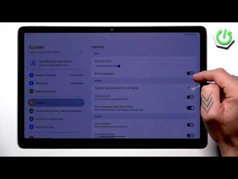 LENOVO Tab P11 Pro – Cómo activar y desactivar el brillo automático