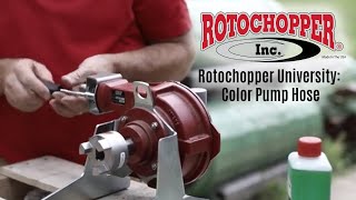 Video Thumbnail for Rotochopper University: How to Change the Hose on Your Rotochopper Color Pump