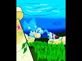 sonic underwater #digitalart #sonicart #sonicthehedgehog