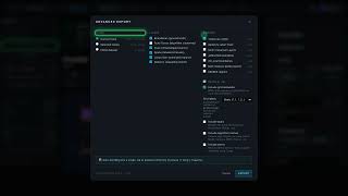 33. Advanced export dialog