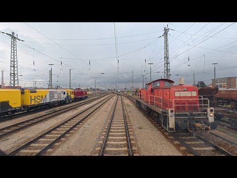 Vohburg Werkbahnhof - Ingolstadt Hbf | Cab ride Germany | Führerstandsmitfahrt mit BR 185 [09.2025]