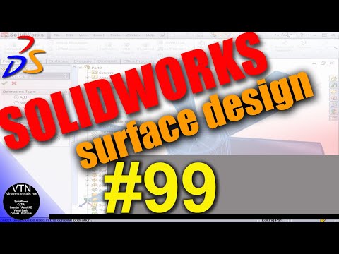 99  SOLIDWORKS Surface Design (  Free Form Tool )