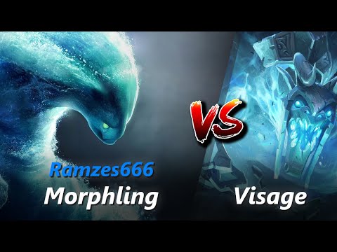 Ramzes666 safelane Morphling vs Visage/Spirit Breaker | First 10 minutes