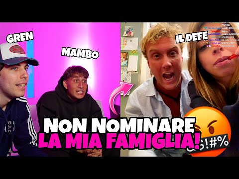 MAMBOROSSO E IL DEFE LITIGANO PESANTE IN LIVE DA GRENBAUD!!🤬🎪 *minacce*