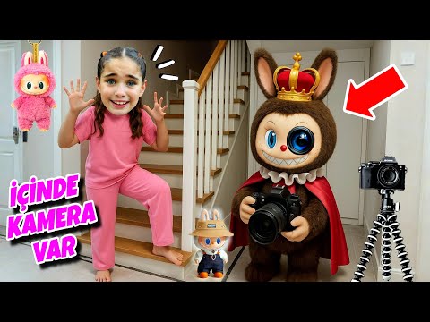 ELİF SİNEM DEV LABUBU GÖZÜNDE KAMERA VAR ‼️ HAVUZA ATTIK !! 