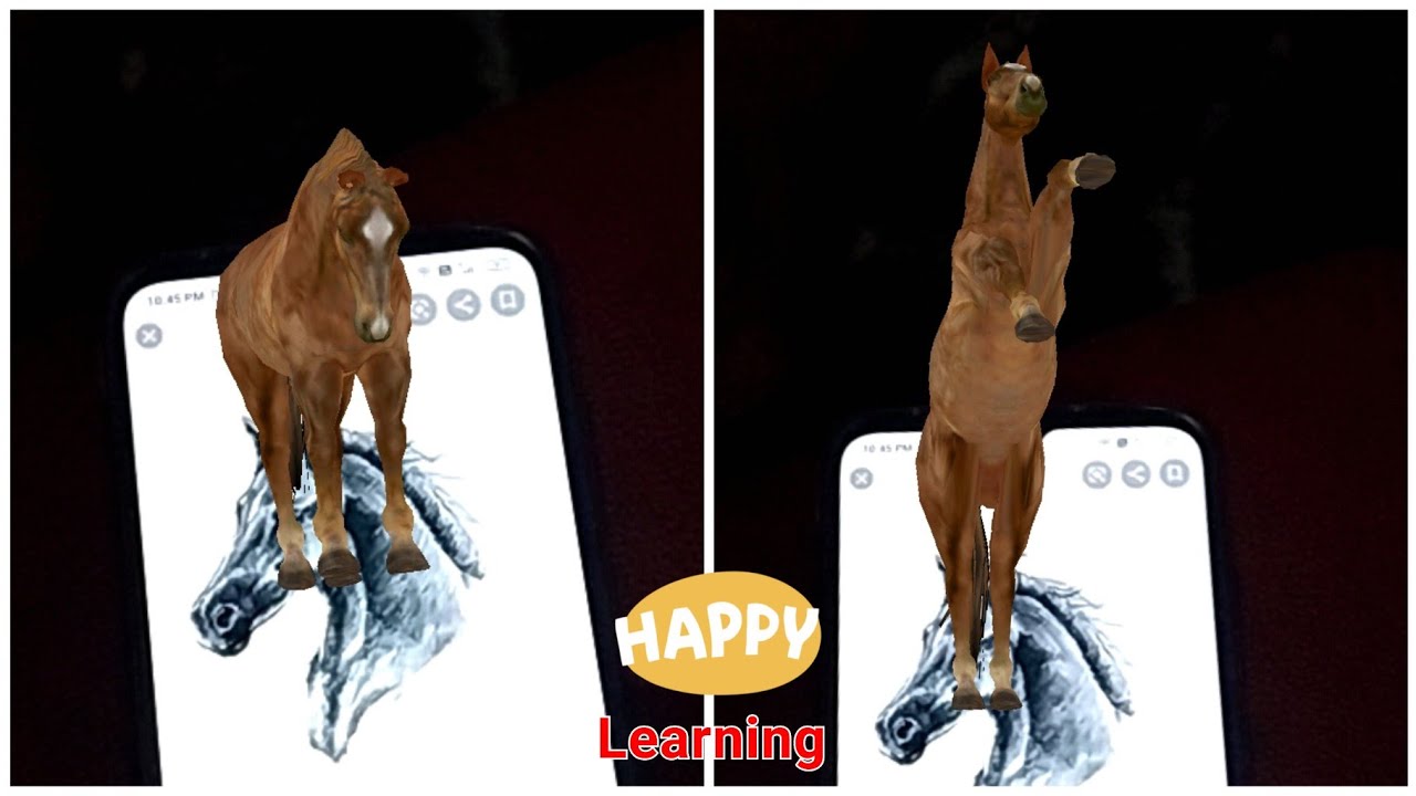 Augmented reality app demo/HAPPY Learning
