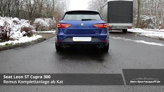 Video: Remus Komplettanlage ab Kat Seat Leon 5F ST Cupra 300 ➡ Dein-Sportauspuff.de Video: Remus Komplettanlage ab Kat Seat Leon 5F ST Cupra 300 ➡ Dein-Sportauspuff.de