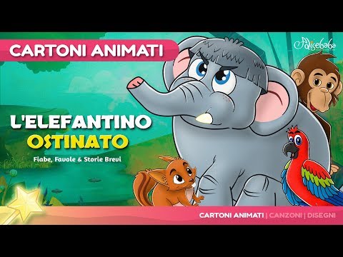 L'ELEFANTINO OSTINATO (The Stubborn Baby Elephant) Nuevo Cartone Animati | Storie per Bambini