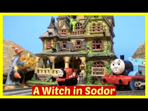Thomas and Friends Accidents will Happen | Toy Train Videos | Thomas Halloween a Witch in Sodor Video
