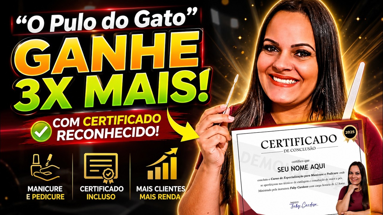 Manicures triplicam renda com Nova Técnica de Fibra de Vidro; veja como se especializar! 💅✨