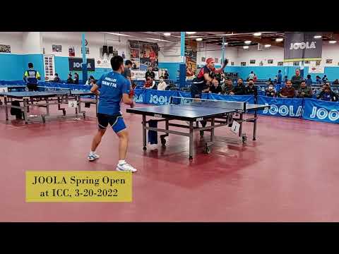 Final: Kou Lei (2843) vs Rajko Gommers (2709) - JOOLA Spring Open at ICC on 3-20-2022
