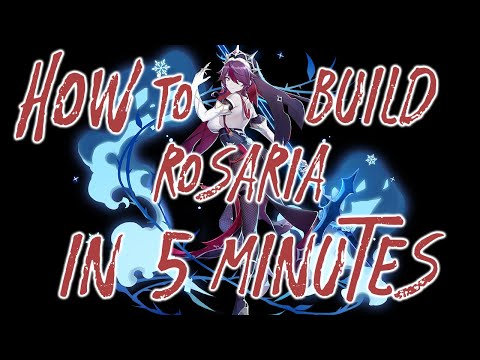 HOW TO BUILD ROSARIA IN 5 MINUTES ⭐⭐⭐⭐ - GENSHIN IMPACT