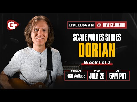 Scale Modes Series For Guitar -- Dorian Mode Week 1 | Guitar Tricks