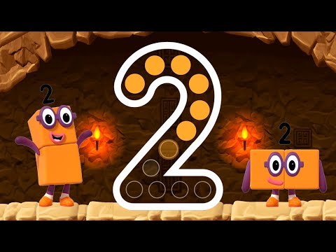 Numberblocks 2 Number Magic Run - Meet the Number Two with Numberblocks | CBeebies Go Explore Game