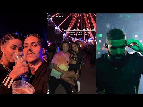 Jupxt no Rock In Rio/ Show do Drake - Stories Julia Peixoto