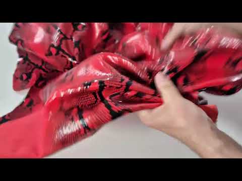 RED SNAKE LEATHER 5914