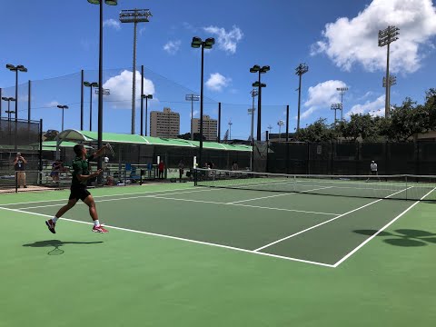 #75 Hawaii vs. Cal Poly  MEN'S HIGHLIGHTS - D1 College Tennis 2022