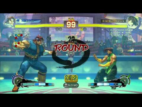 Juso (Hawk) vs Humanbomb HK (Yang) - SSF4 Arcade Edition Xbox Live Ranked Match