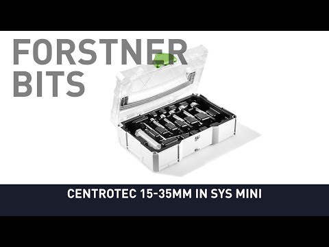 CENTROTEC 15-35mm Forstner Drill Bit in SYS MINI