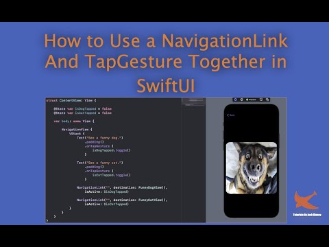 How to Use a NavigationLink and TapGesture together in SwiftUI