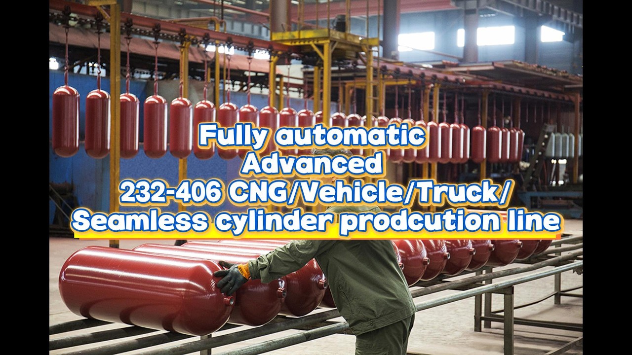 Fully automatic advanced 232-406 CNG/Vehicle/Truck/Seamless cylinder prodcution line  #gascylinder